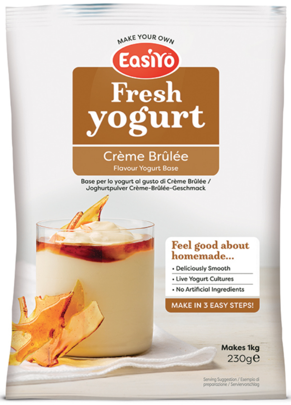 EasiYo Joghurt Creme Brulee MHD:08/24
